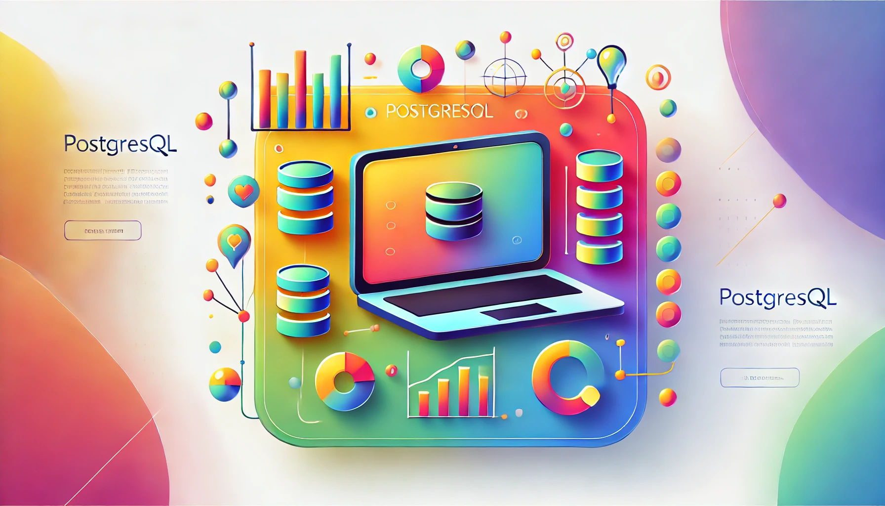 Database PostgreSQL, generated with DALL-E