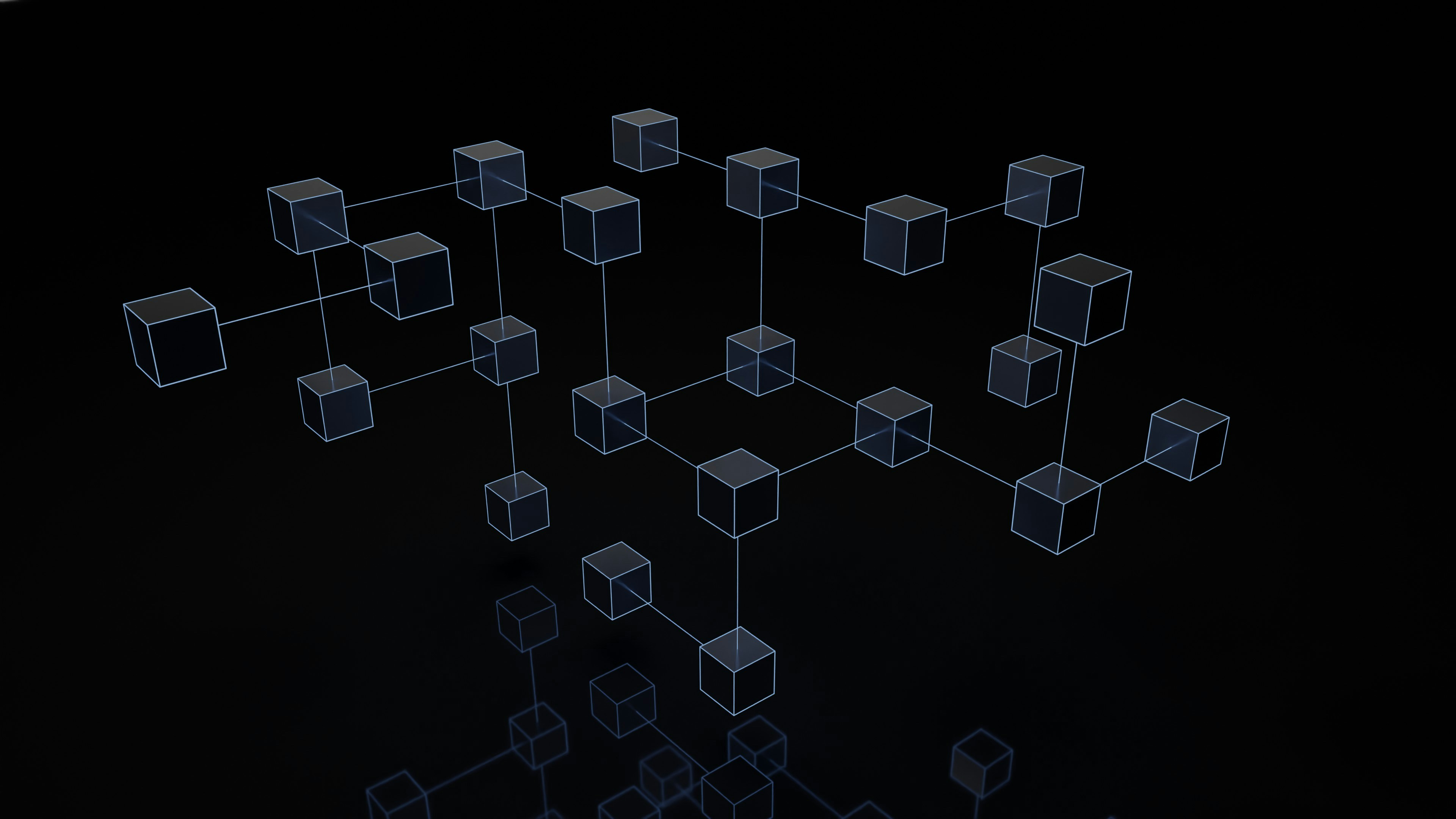 Cluster of computers schematics