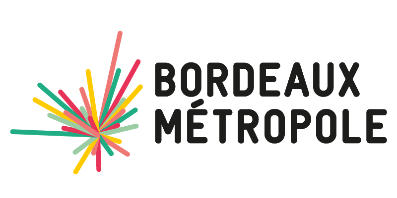 Bordeaux skyline with eco-data overlay